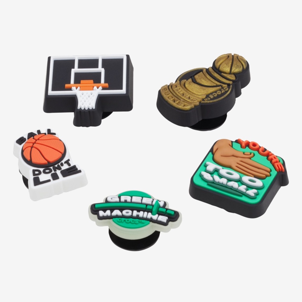 Crocs Basketball Gamer 5 Pack Jibbitz—NWT